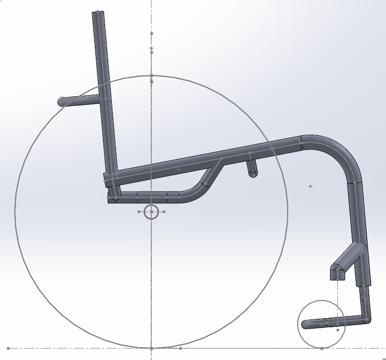 1.25" Open Frame with Adjustable Center of Gravity