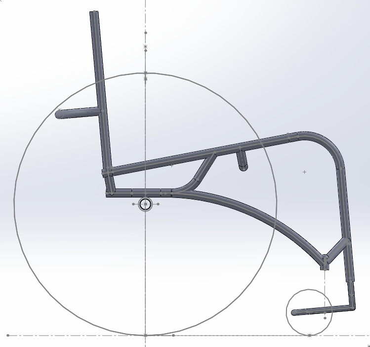 3/4" Closed Frame with Adjustable Center of Gravity