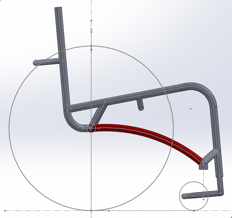 Rolled Lower Frame Supports