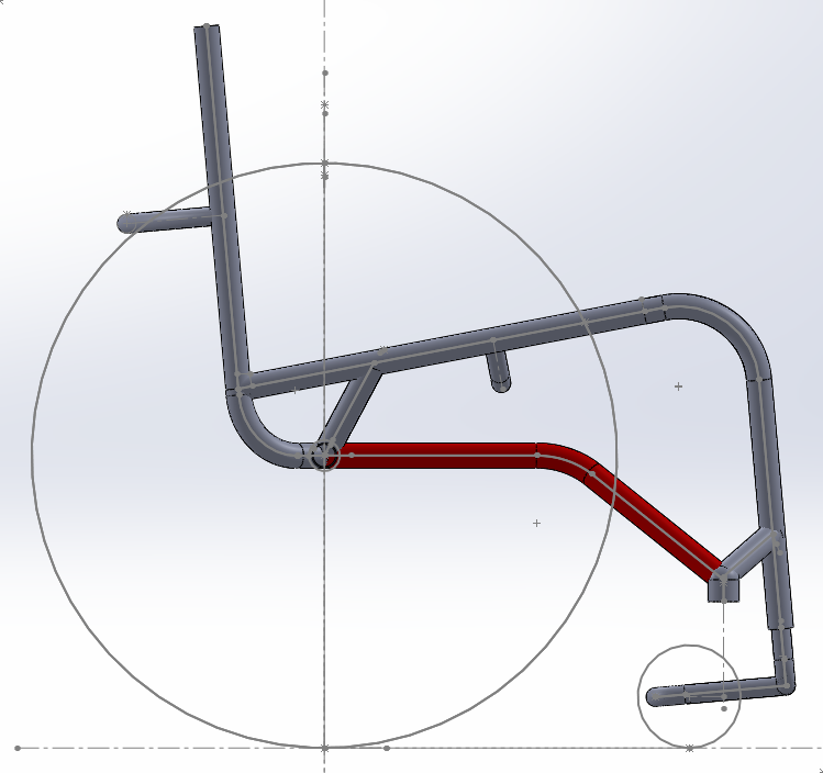 Bent Lower Frame Supports