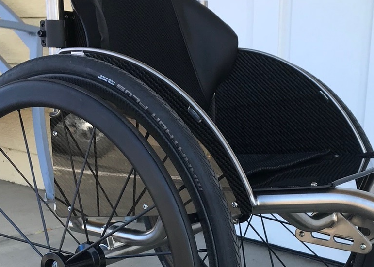 Carbon Fiber with Titanium Trim