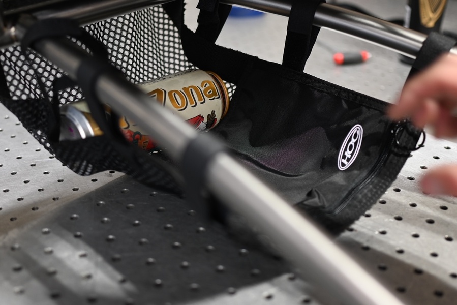 HOC Under Seat Net with Zippered Pocket